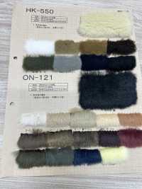 HK-550 Kunstfell [Mouton][Textilgewebe] Nakano-Strümpfe-Industrie Sub-Foto