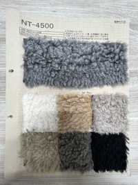 NT-4500 Bastelfell [Zweifarbiges Schaf][Textilgewebe] Nakano-Strümpfe-Industrie Sub-Foto