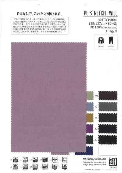 MT33400 PBT-Faser-Stretch-Twill