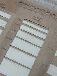 6035 Doppelseitiges Satinband Aus Recyceltem Polyester[Bandbandschnur] ROSE BRAND(Marushin) Sub-Foto