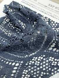 KKF8725-W-D4 Breite, Melierte Jacquard-Spitze Aus Polyester[Textilgewebe] Uni Textile(Komon Studio) Sub-Foto