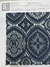 KKF8725-W-D4 Breite, Melierte Jacquard-Spitze Aus Polyester[Textilgewebe] Uni Textile(Komon Studio) Sub-Foto