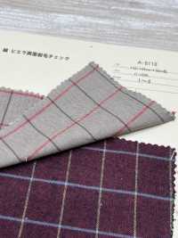 A-8118 Doppelseitiges Viyella-Karomuster Aus Flauschiger Baumwolle[Textilgewebe] ARINOBE CO., LTD. Sub-Foto