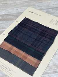 A-8111 21W Garngefärbter, Karierter Cord[Textilgewebe] ARINOBE CO., LTD. Sub-Foto