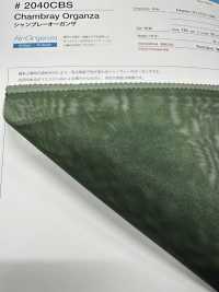 2040CBS Chambray-Organza[Textilgewebe] Suncorona Oda Sub-Foto