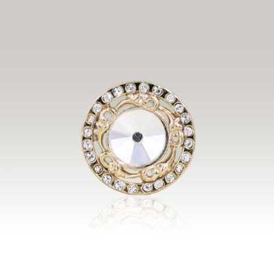 G3442 Halbring-Schaftknopf aus Glas/Guss