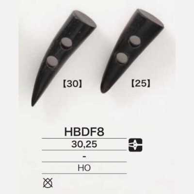 HBDF8 Echter Büffelhorn-Knebelknopf