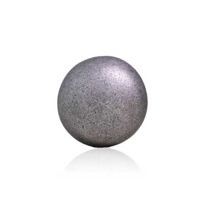 OBU4899 Halbrunder Hochglanz-Metallknopf mit Ringschaft