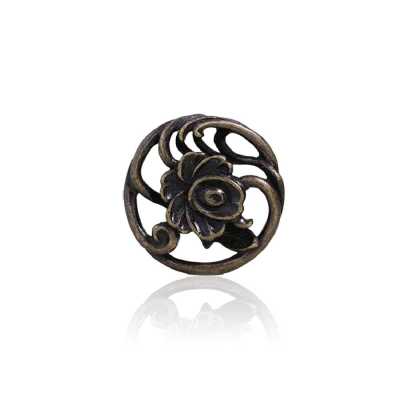 OBU4836 Haimetal Halbrundring Halbring-Schaftknopf