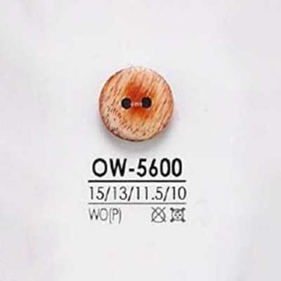 OW5600 2-Loch-Knopf aus Holz, Sperrholz