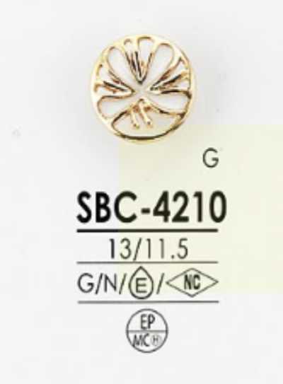 SBC4210 Epoxidharz/Hochmetall-Halbringstielknopf