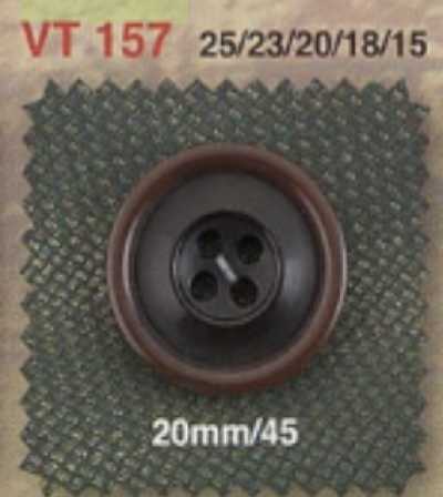 VT157 Vierlochknopf aus Polyesterharz