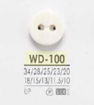 WD100 Polyesterharz-Front-2-Loch-Knopf