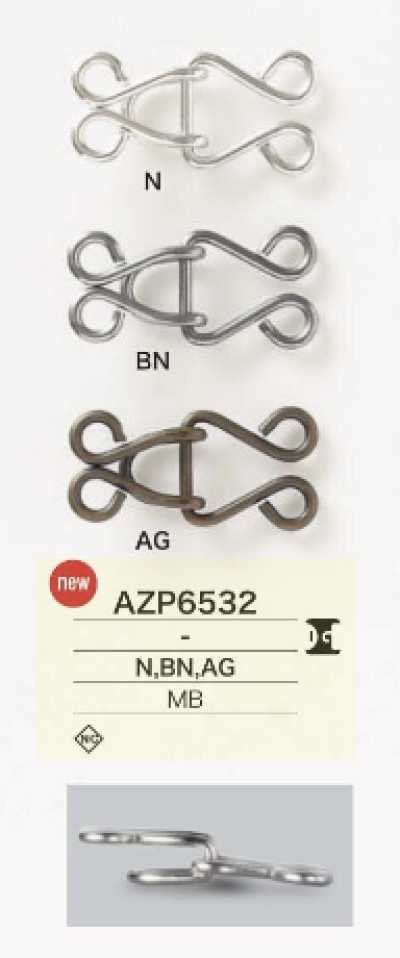 AZP6532 Messing-Federhaken