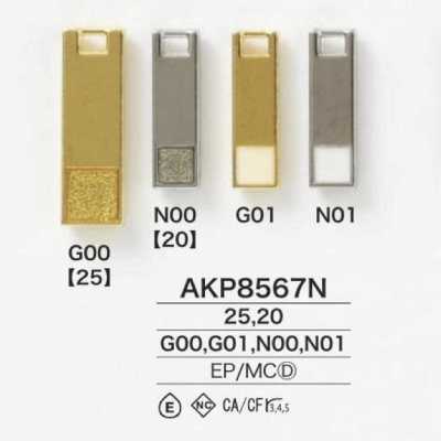 AKP8567N Epoxidharz/Druckguss-Reißverschlussanhänger