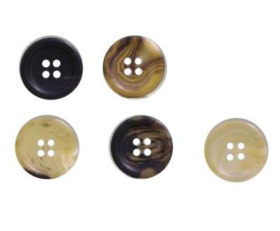 VHORN11 4-Loch-Button aus Polyesterharz