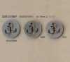 DM2196F Druckgegossener runder Knopf mit Ringsteg