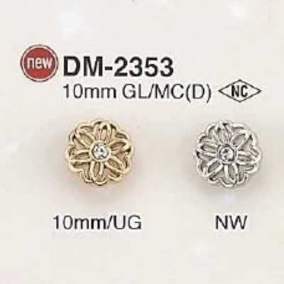 DM2353 Glas-/Druckguss-Rundknopf mit Ringsteg