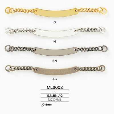 ML3002 Kragenhänger aus Druckguss-Messing