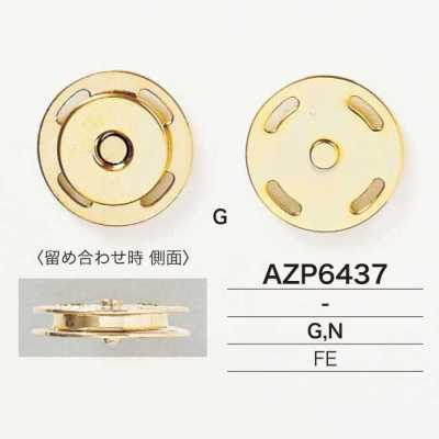 AZP6437 Eisen-Schnappknopf