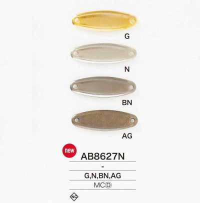 AB8627N Aufnähbare Metallplatte aus Druckguss