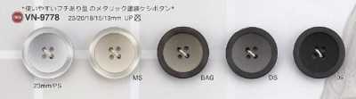 VN9778 Polyester-4-Loch-Knopf