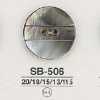 SB506 Schwarzer Zweilochknopf aus Perlmuttschale