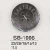 SB1006 4-Loch-Knopf aus schwarzer Perlmuttmuschel