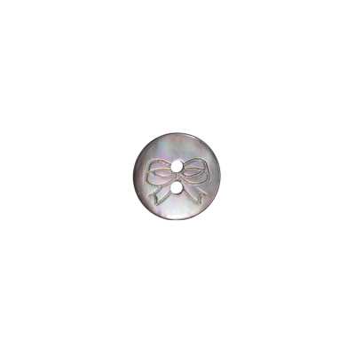 SB1002 Zweilochknopf aus schwarzer Perlmuttmuschel