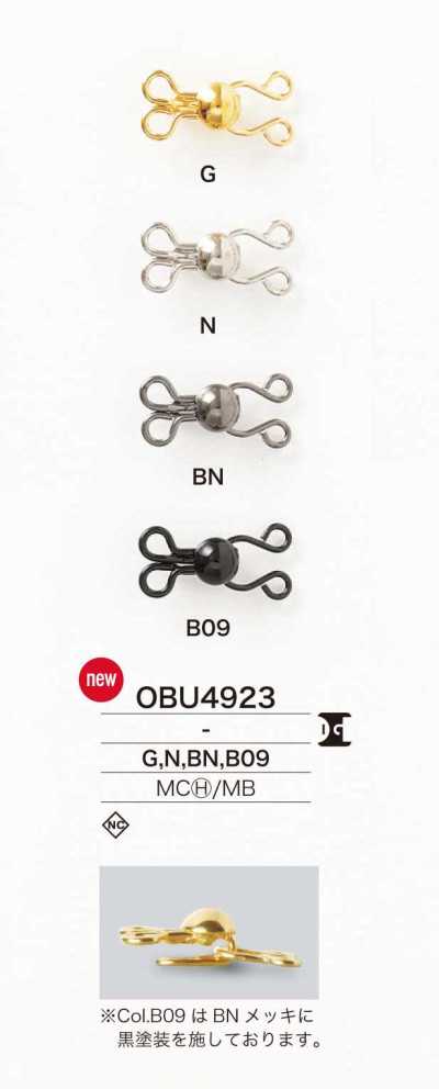 OBU4923 Andere Knöpfe aus hochwertigem Metall/Messing