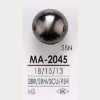 MA2045 Messing-Ringknopf mit Halbring-Schaft