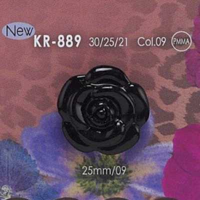 KR889 Acrylharz-Knopf mit Tunnelsteg