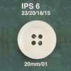 IPS6 4-Loch-Knopf aus Polyesterharz
