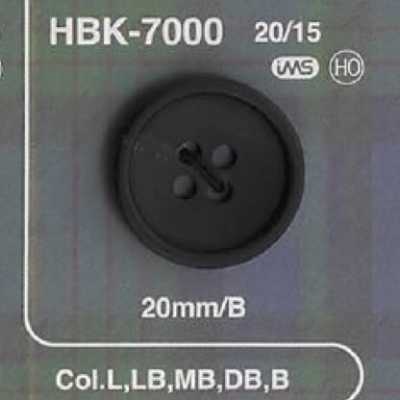 HBK7000 4-Loch-Knopf aus echtem Büffelhorn