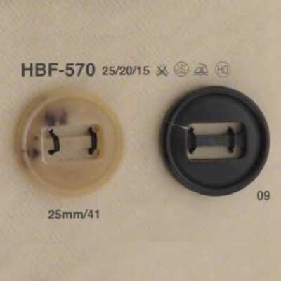 HBF570 Echter Büffelhorn-Fallschirmknopf