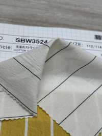 SBW3524 Garngefärbte, Gestreifte Doppelwaschverarbeitung[Textilgewebe] SHIBAYA Sub-Foto