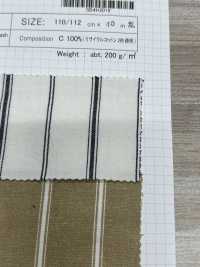 SB4H2019 Gestreifte Kreisförmige Interlock-Strickwäsche Aus Recycelter Baumwolle[Textilgewebe] SHIBAYA Sub-Foto