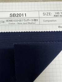 SB2011 BEAMEX ECO+20/1 Wettertuch C0 Wasserabweisend[Textilgewebe] SHIBAYA Sub-Foto