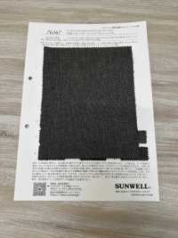76367 Garngefärbter Gebürsteter Twill Aus Baumwolle/Wolle Mit Rückseite[Textilgewebe] SUNWELL Sub-Foto