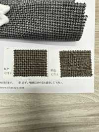 OA35179 KLASSISCHES LEINEN-GLENCHECK UND HAHNZAHN[Textilgewebe] Oharayaseni Sub-Foto