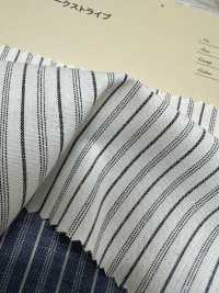 AN-9070 Baumwoll-Streifen Mit Ungleichmäßiger Fadenarbeit[Textilgewebe] ARINOBE CO., LTD. Sub-Foto