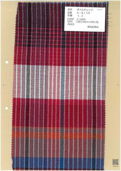 A-8138 Voile-Karo