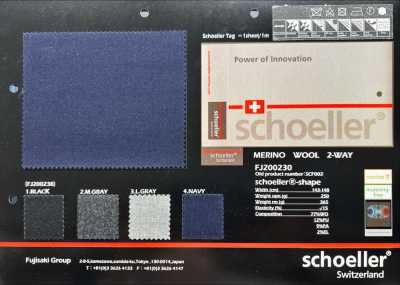 FJ200238 Merinowolle 2-Wege Schwarz