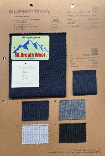 FJ210120 2/60 Mt.Breath Wool® Reicher French Terry