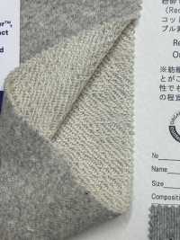 FJ940021 26/- F.EARTH Fleece 8683SP. Heather Gray Seifen[Textilgewebe] Fujisaki Textile Sub-Foto