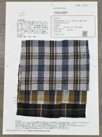 OM42269 TWIST LINEN Waschfinish Multi Check[Textilgewebe] Oharayaseni Sub-Foto