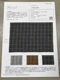 OM42308 40/1 Leinen Strong Twist Waschmaschinenverarbeitung MINI CHECK[Textilgewebe] Oharayaseni Sub-Foto