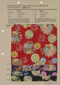 88634 Chirimen Jacquard-Druck Im Japanischen Stil[Textilgewebe] VANCET Sub-Foto
