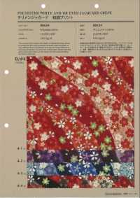 88634 Chirimen Jacquard-Druck Im Japanischen Stil[Textilgewebe] VANCET Sub-Foto