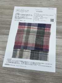 OA42324 40/1 TOP LEINEN MADRAS CHECK Flauschiges Finish[Textilgewebe] Oharayaseni Sub-Foto